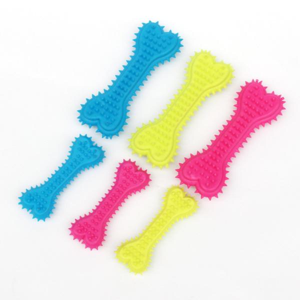 Rubber Toothbrush Stick for Dogs Bone Toy Juguetes Para Mascotas Teeth Cleaning