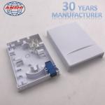 1 Port Single Fiber FTTH Distribution Box Socket Indoor Fibre Optic Termination