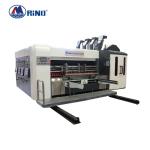 Lead Edge Feeding 2 Color Corrugated Box Flexo Printing Machine With Slotter
