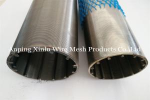 Wholesale Electrolytic Polishing Stainless Steel 304 316L Johnson Filter Tube for Water Well Filtration from china suppliers