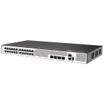 S5735-L24T4S-A1 24*10/100/1000BASE-T ports 4*GE SFP ports AC power IP Routing