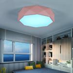 Contemporary Kitchen Kids room Round RGB ceiling lights with Remote Controller