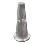 Durable Special Shaped Perforated Metal Mesh Filter 0.5um-200um Excellent noise