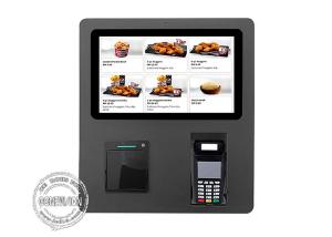 Wholesale Face Recognition Camera Cashless Self Ordering Kiosk In Restaurant 15.6 Inch from china suppliers