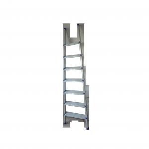 China Aluminum Ladder 12 Meter Silver White Step Ladder  150kg  Max Load on sale