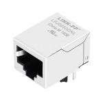 LPJ0050DNL 10 Base-T Tab Down Without Led Single Port RJ45 Jack Female Connector