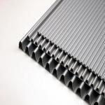 1500 X 4000 Mm A2 FR Corrugated Aluminum Roofing Sheets Composite Panel For Roof