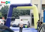 Custom Inflatable Arch 7.6*4.9mH PVC Tarpaulin Inflatable Entrance Arch For