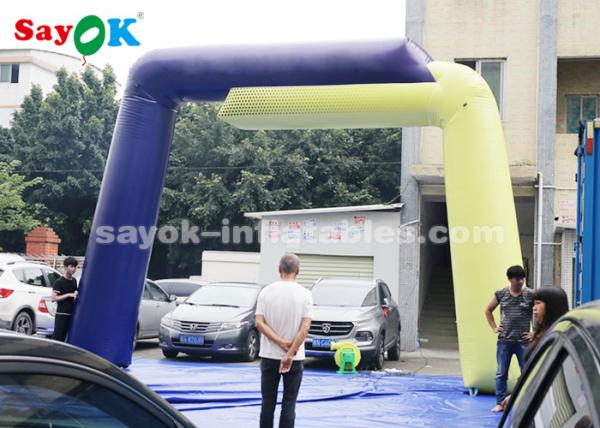 Custom Inflatable Arch 7.6*4.9mH PVC Tarpaulin Inflatable Entrance Arch For