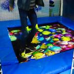 Trampoline Interactive Projection Game 1024*768 Hologram Floor Projector