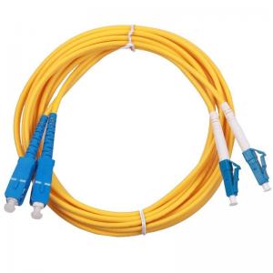 Wholesale 1M , 3M , 5M , Duplex Fiber Optic Patch Cord LC-SC Single Mode from china suppliers