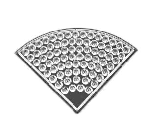 Wholesale 3535 Park Flood Light Lens 10 Degree 76 In 1 PC Material For Stadium from china suppliers