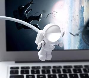 Wholesale Heavy Duty Flexible Gooseneck Arm Spaceman Astronaut LED Night Light Adjust from china suppliers