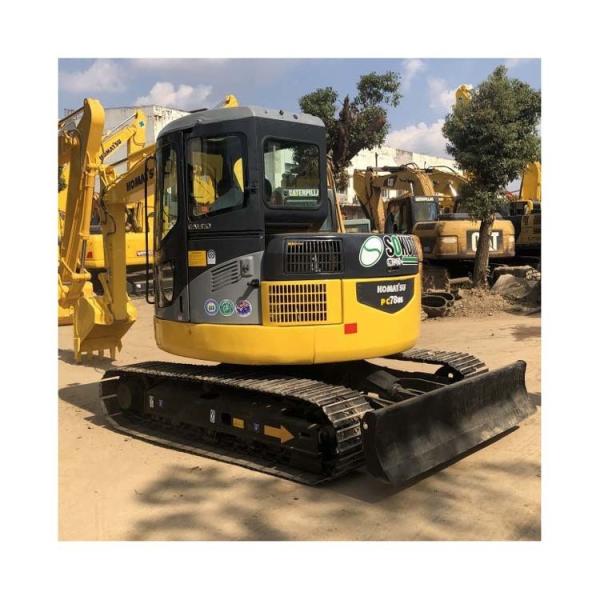Experience Japan's Top-Notch with the Komatsu PC 78 Mini Excavator 1510 Working