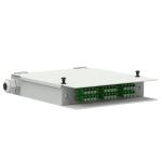 Cold Rolled Steel Network ODN Power LC APC Type 12 Cores Fiber Optic FTTH