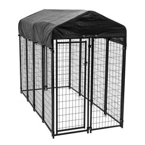 Wholesale 4x8x6 ft Outdoor Large Galvanized Welded Wire Dog Kennel With Cover from china suppliers