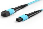 10g Fiber Optic Cable LSZH Material MPO 8 Core Female Multimode OM3 Trunk Fiber