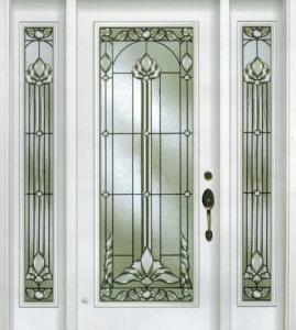 Wholesale 50MM Triple Glazed Replacement Stained Leaded Glass Black Chorme Caming Heat Resistant from china suppliers
