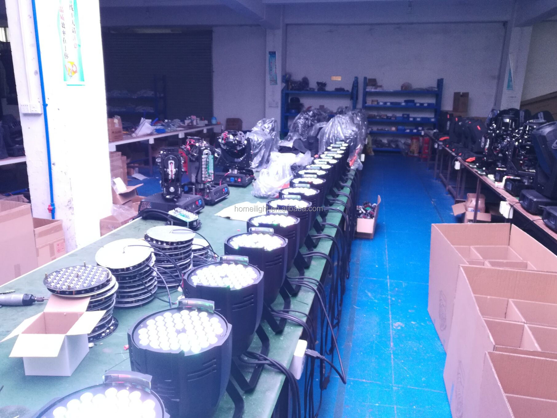 90 Ra 200 lm/w 54pcs*3w RGB3in1 DMX512 Disco LED Par Lights for Stage Lighting Equipment