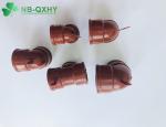 High Pressure Pn16 Red Pph Pipe Fitting Female Tee Plastic Tees with Round Head