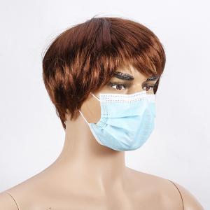 Wholesale Personal protective masks civil use 3 layer non-woven disposable face mask from china suppliers