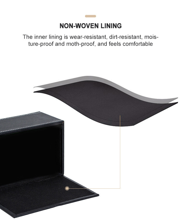 PU Leather Anti Moisture Rectangular Napkin Tissue Box Household Storage Organization