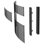 P10.4 Soft Indoor Transparent LED Display For Concave Video Glass Window