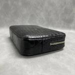 Authentic Real Crocodile Belly Skin Zipper Closure Male Clutch Purse Genuine