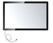 Wholesale 3mm Pure glass Transparent Infrared Touch Panel With Calibration , Abrasion-Resistant from china suppliers