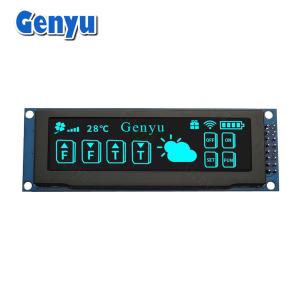 China 3.12 Inch Blue Color 256x64 OLED Display SSD1322 OLED Display SPI Interface on sale