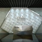 3D PVC Wall Panel for Interior Decoration in Photo Studio Customized 500mmx500mm