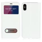 iPhone 8 Plus Case, Window View Stand Feature PU Leather Phone Case for Apple