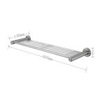 Satin Polished Stainless Steel Shower Caddy Storage