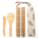 Homemade Bamboo Sushi Roll Kit for Family Office Party 4Pcs/set