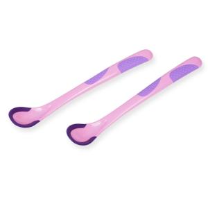 China PP TPE BSCI Color Change Soft Tip Baby Feeding Spoon on sale