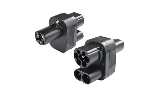 Electric Vehicle Charging NACS Tesla To CCS2 Adapter , AC DC EV Charger