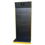 Gondola metallic supermarket shelves fishing display rack
