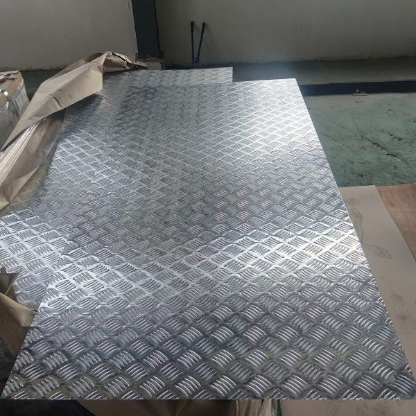 T6 Grade 1050 1100 5052 6061 7075 Aluminum Plate Embossed Pattern for Constructi