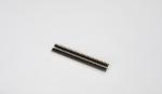 Gold Plated Male Pin Header Connector PH2.54mm L44 2X11P DIP 180 Degree