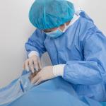Hospital Medical Disposable Ophthalmic Kit Sterile Surgical Laparotomy Drape