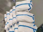 Full Body Lightweight Disposable Coveralls For Personal Use White High Safety