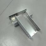 Customized Sheet Metal Cable Tray Silver For Organized Cable Management 50mm