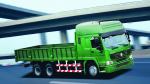 Heavy Commercial Trucks 6 x 4 Driving Heavy Cargo Trucks Loading 50 Ton