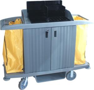 Wholesale PE Hotel Housekeeping Trolley 2pcs Large Capacity Fibre Bag 70 Liters from china suppliers