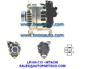 Wholesale LR180-735 LR180-735B - HITACHI Alternator 12V 80A Alternadores from china suppliers