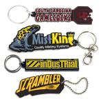 Custom 2D Soft PVC Keychain 3D Key Chain Rubber Keychains Logo Soft Silicone