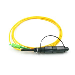 Wholesale 0.3dB Single Mode Outdoor Patch Cord SC MPO FTTA Waterproof from china suppliers