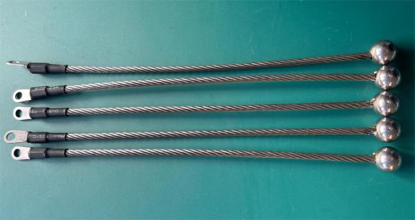 208mm Industrial Wiring Harness Chassis Electrostatic Grounding Stainless Steel