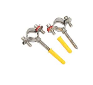 Wholesale 16-300mm Customized Support Sanitary Stainless Steel 304 Round Pipe Clamp Pipe Holder for DIN Standard from china suppliers
