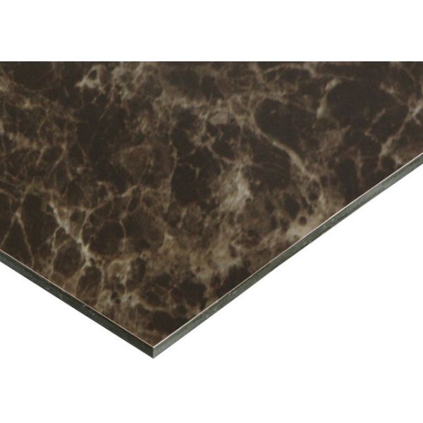 Strict Quality Control Marble Gtain Aluminium Panel ACM/ACP 1250*2500mm, High Gloss, Fireproof for Subway Decoration Top Quality